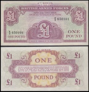 Great Britain Military 1 Pound, ND 1962, P-M36, UNC, 4th Series